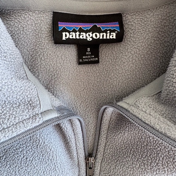 Patagonia Men’s Small Gray Pullover Fleece - Picture 4 of 4